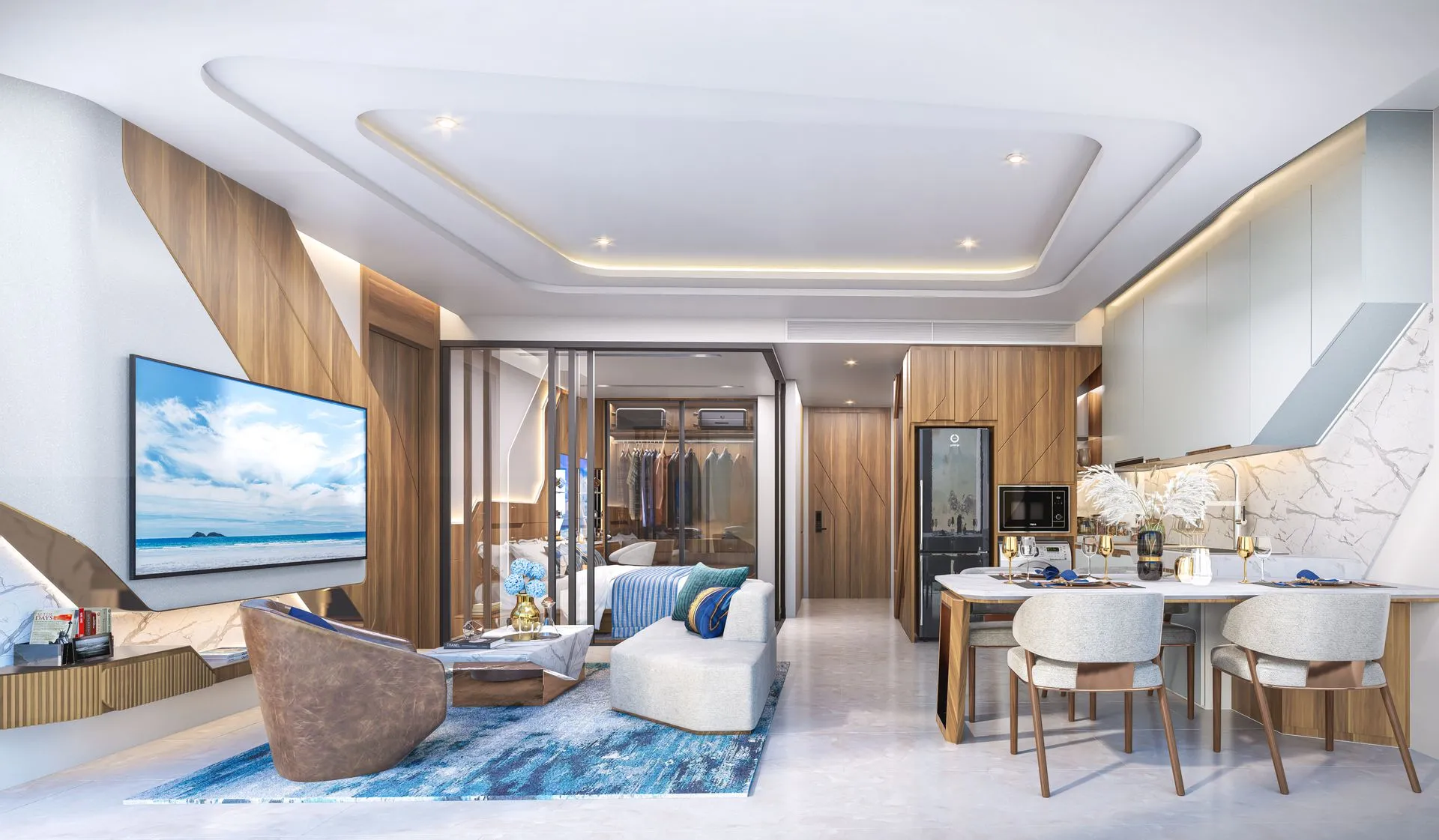 3-bedroom condo, 124 sqm
