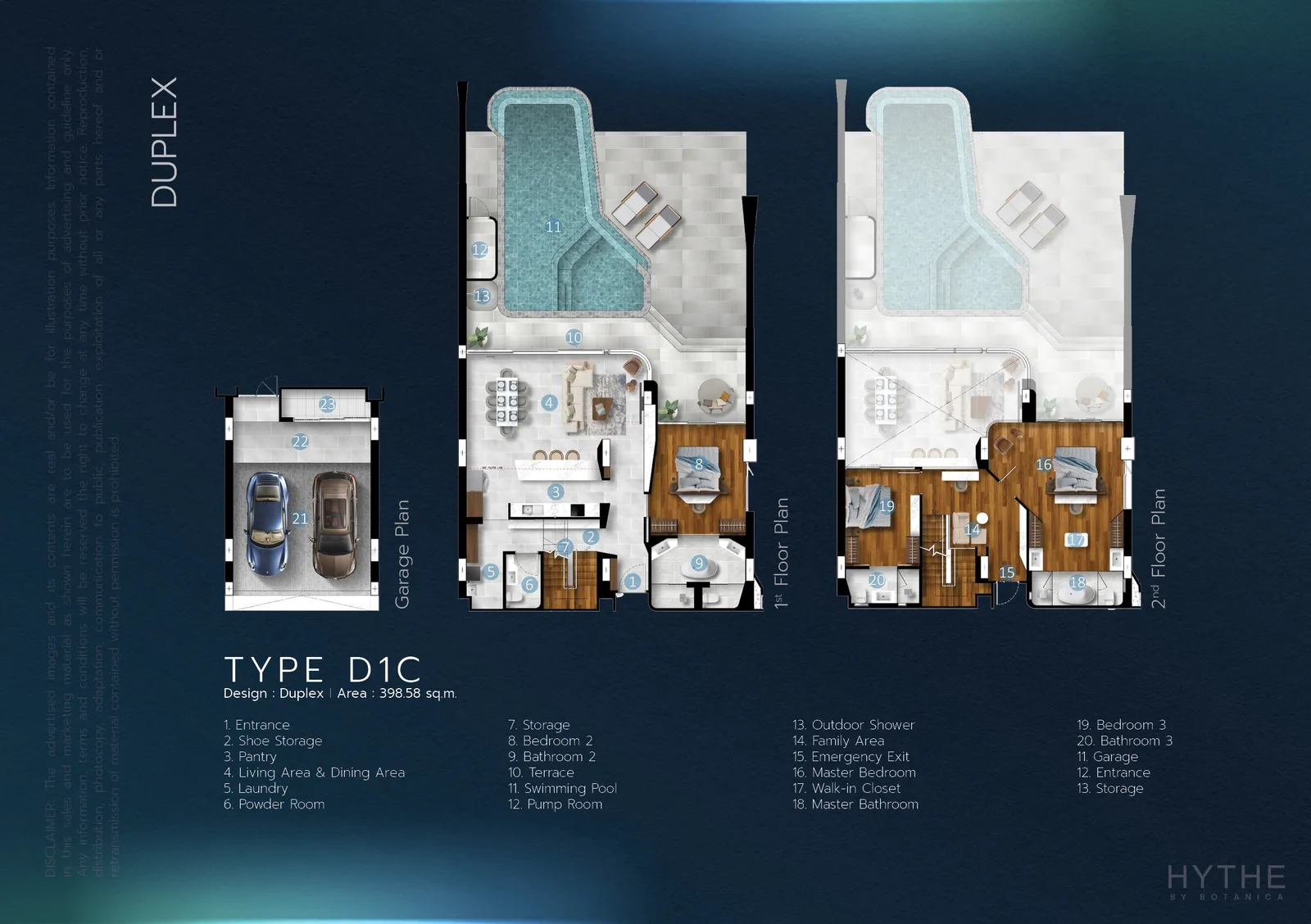 3-bedroom condo, 124 sqm