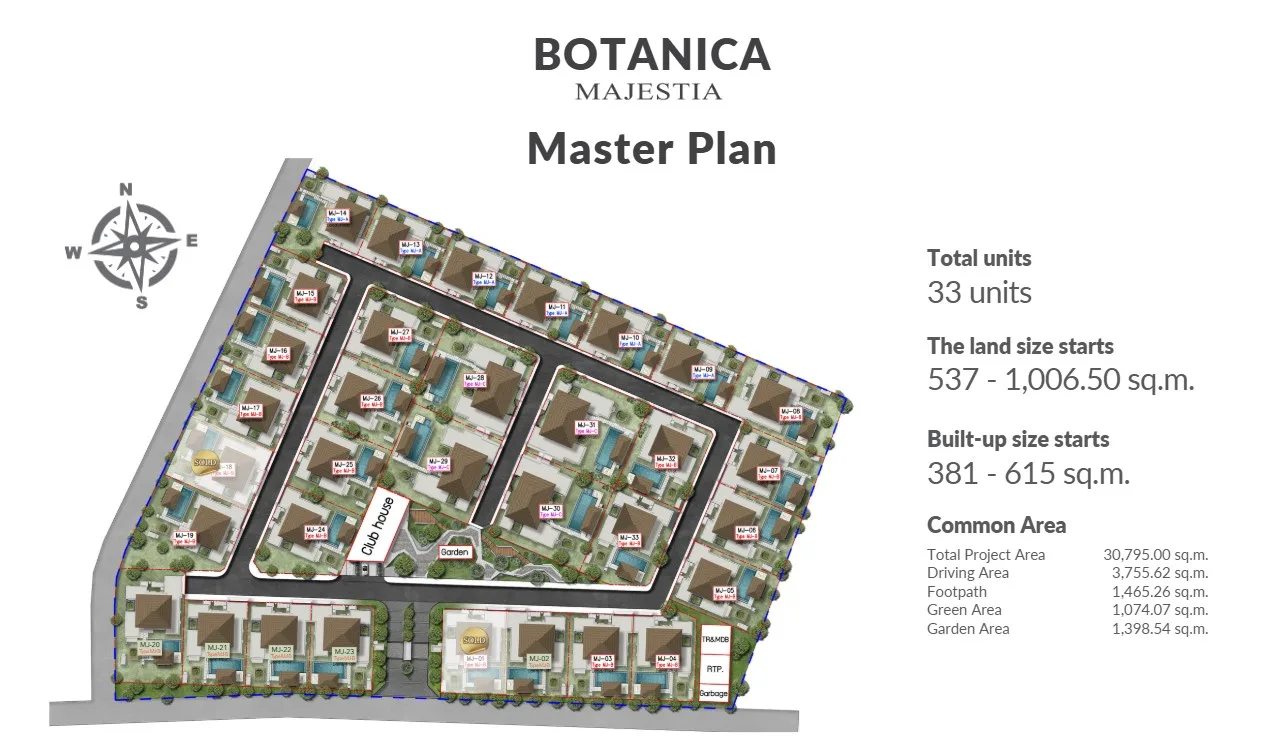 3-bedroom villa, 380 sqm
