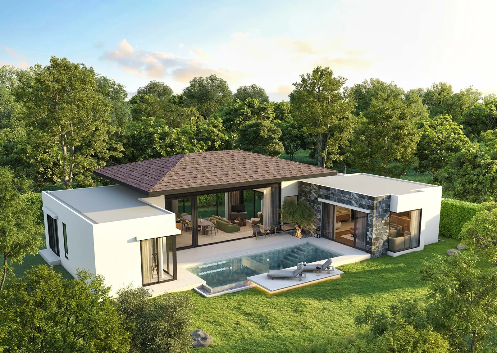 3-bedroom villa, 280 sqm