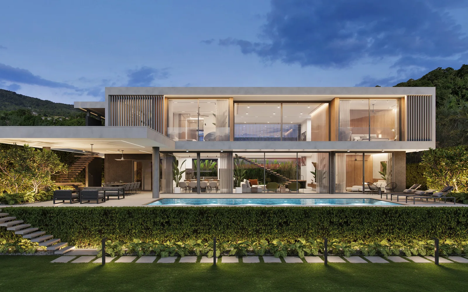 4-bedroom villa, 650 sqm