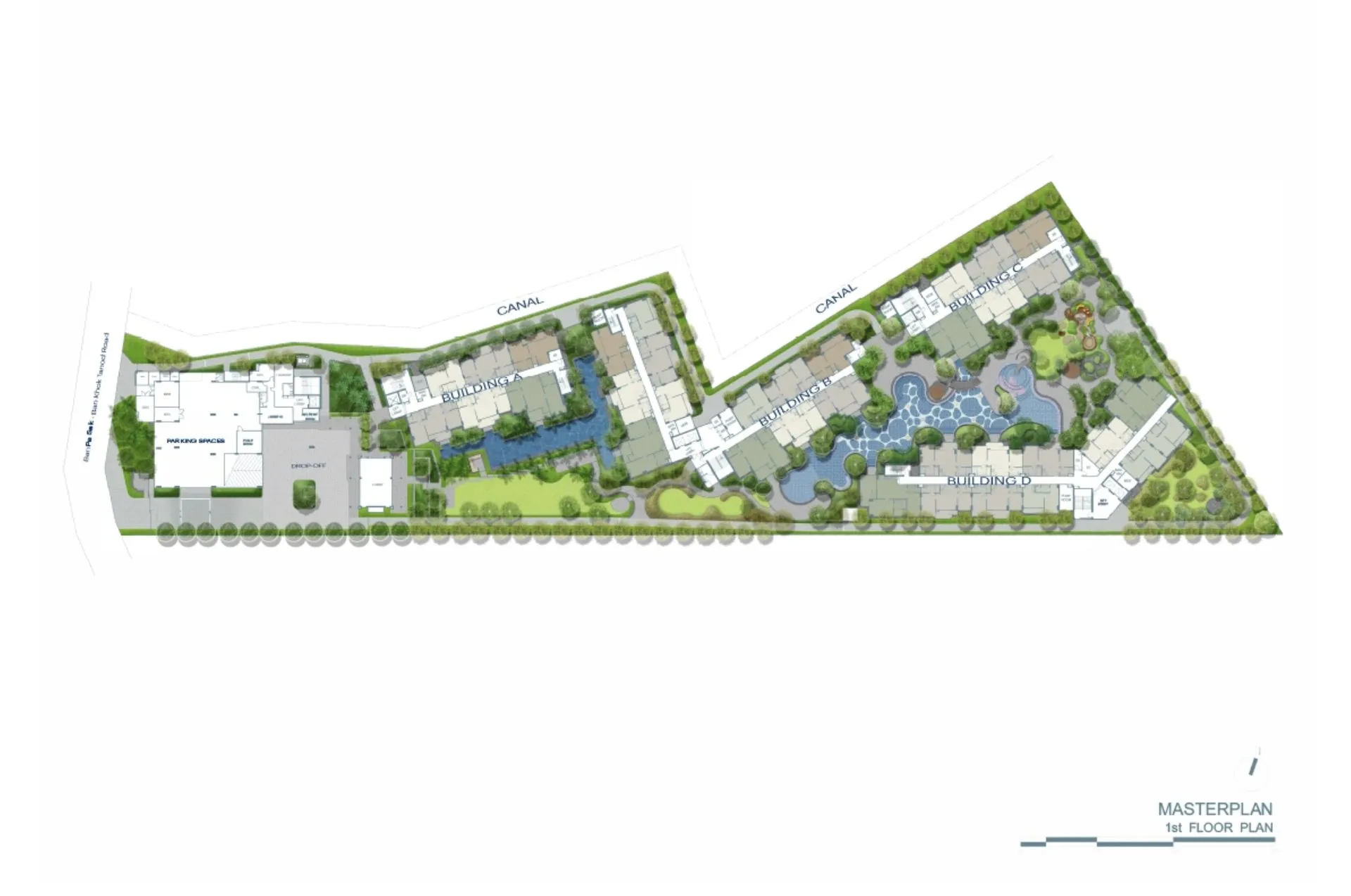 1-bedroom condo, 49 sqm