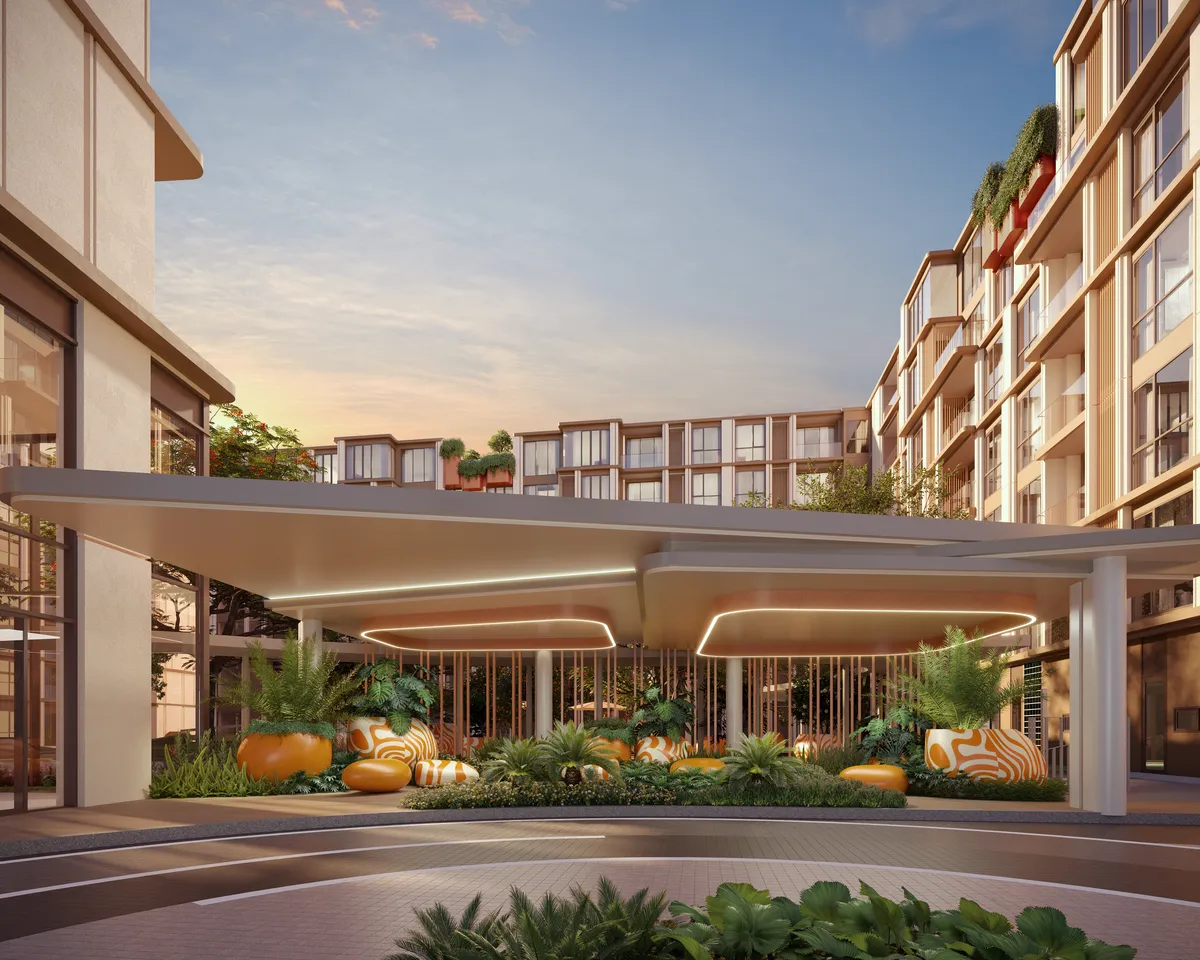 1-bedroom condo, 43 sqm