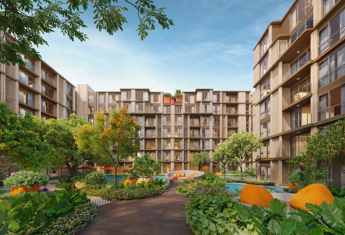 1-bedroom condo, 43 sqm