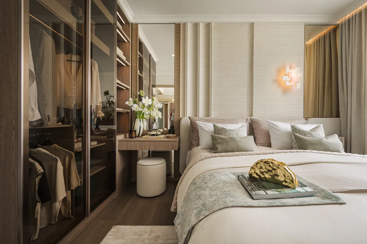 1-bedroom condo, 43 sqm