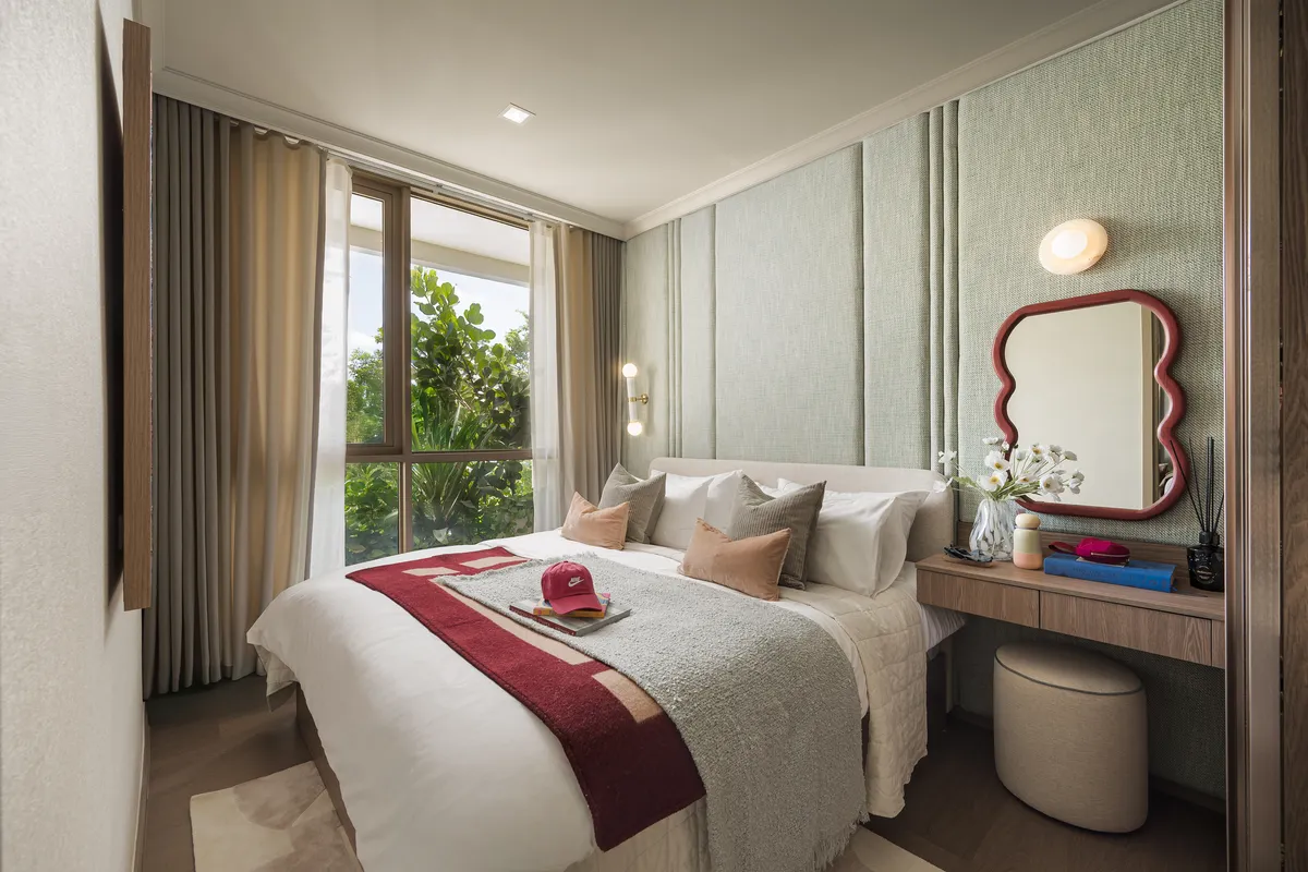 1-bedroom condo, 42 sqm