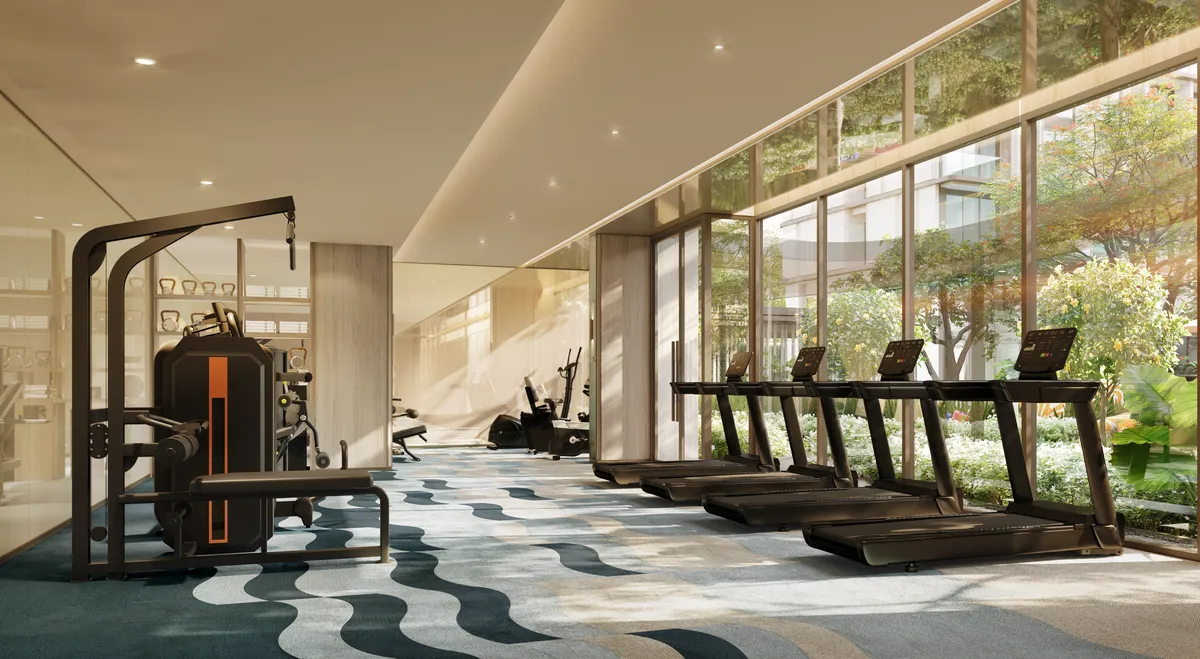 2-bedroom condo, 61 sqm