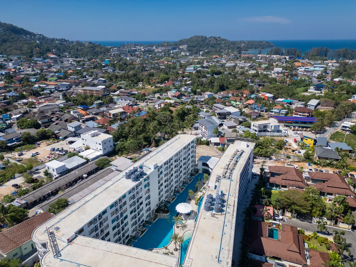 1-bedroom condo, 35 sqm