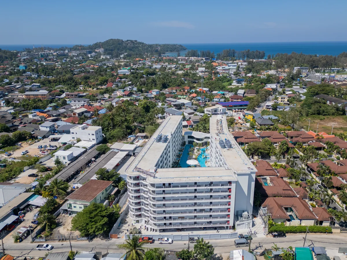 1-bedroom condo, 35 sqm