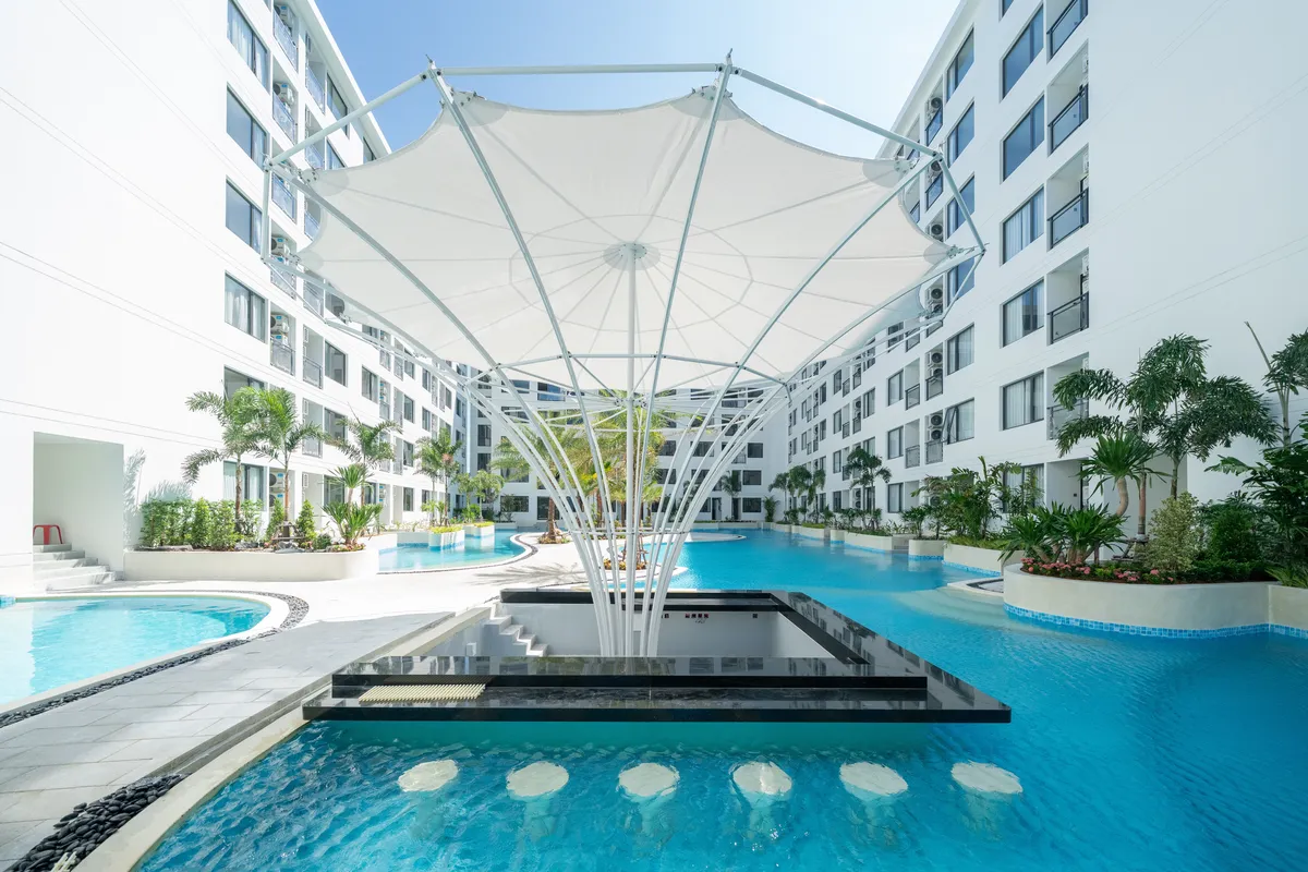 1-bedroom condo, 35 sqm