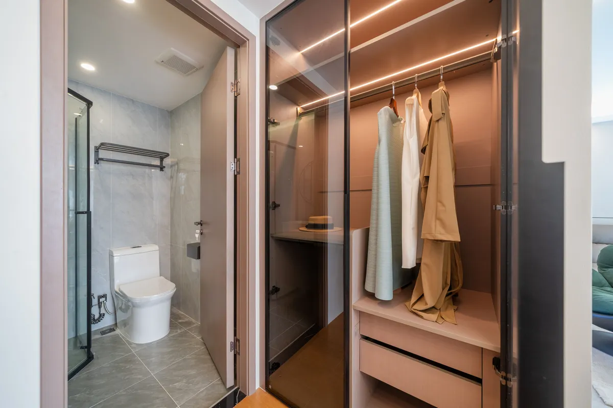 1-bedroom condo, 35 sqm