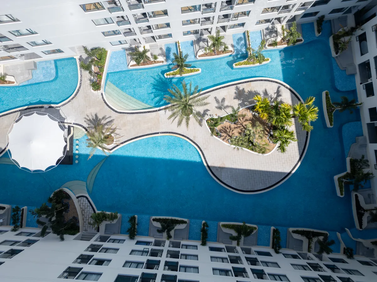 1-bedroom condo, 35 sqm