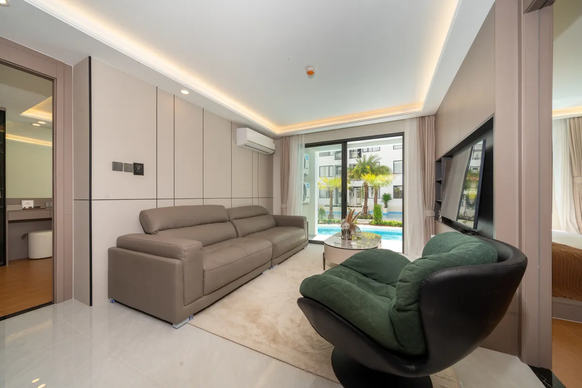 1-bedroom condo, 35 sqm