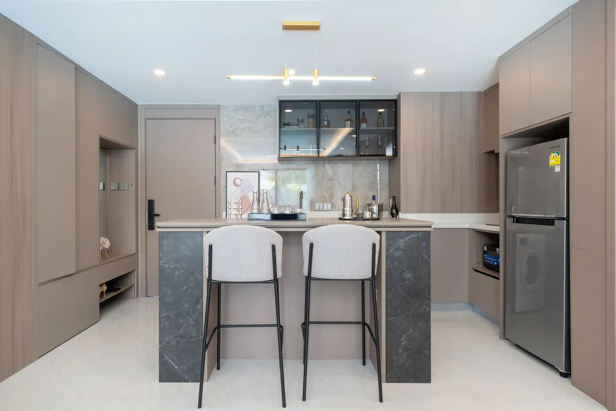 2-bedroom condo, 70 sqm
