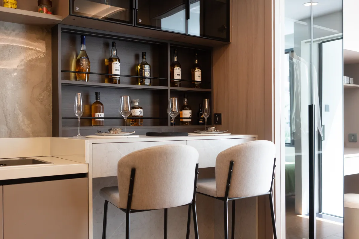 2-bedroom condo, 70 sqm