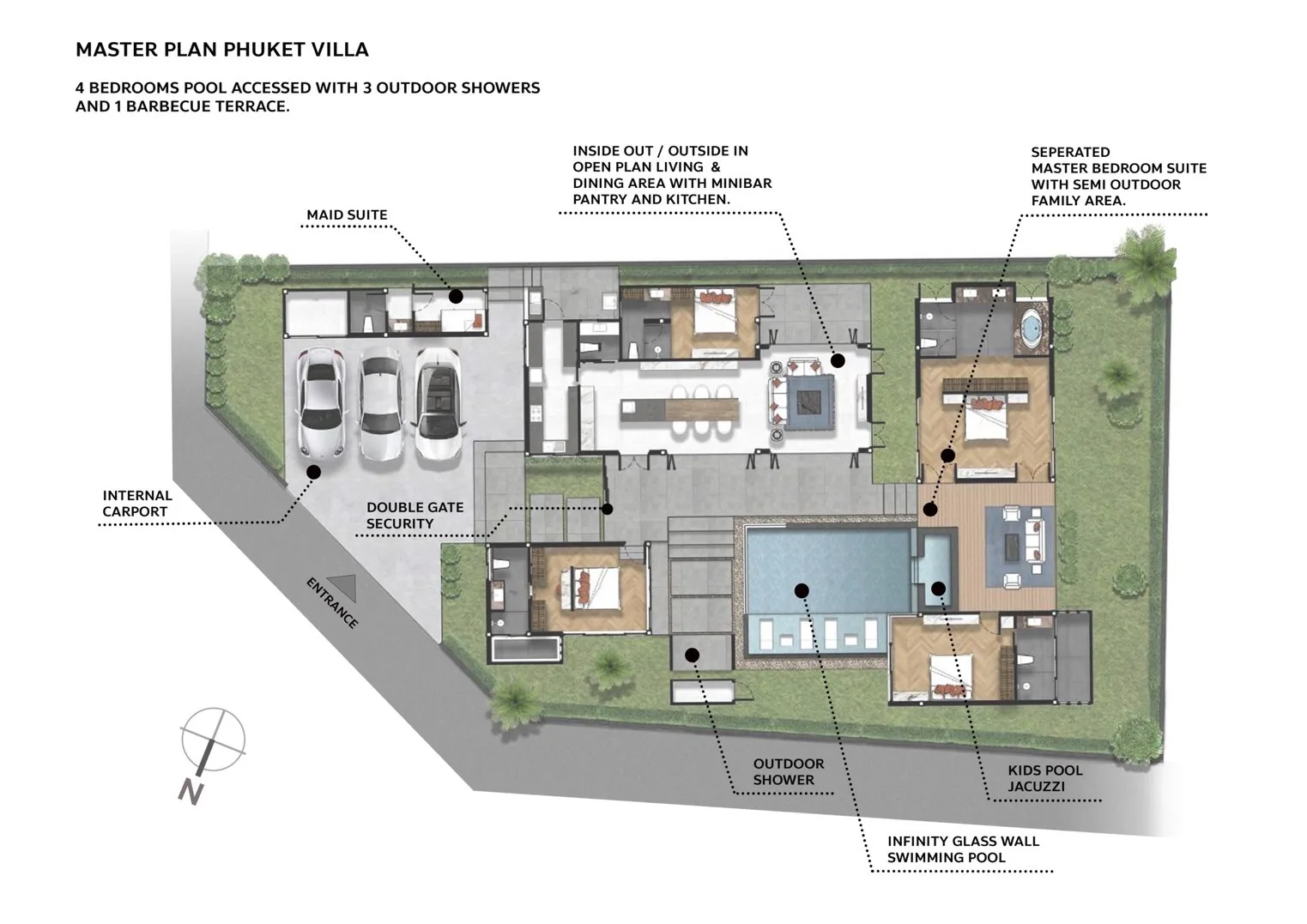 4-bedroom villa, 467 sqm