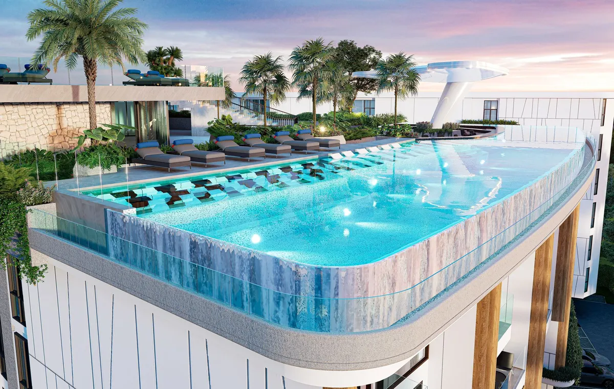 1-bedroom condo, 46 sqm