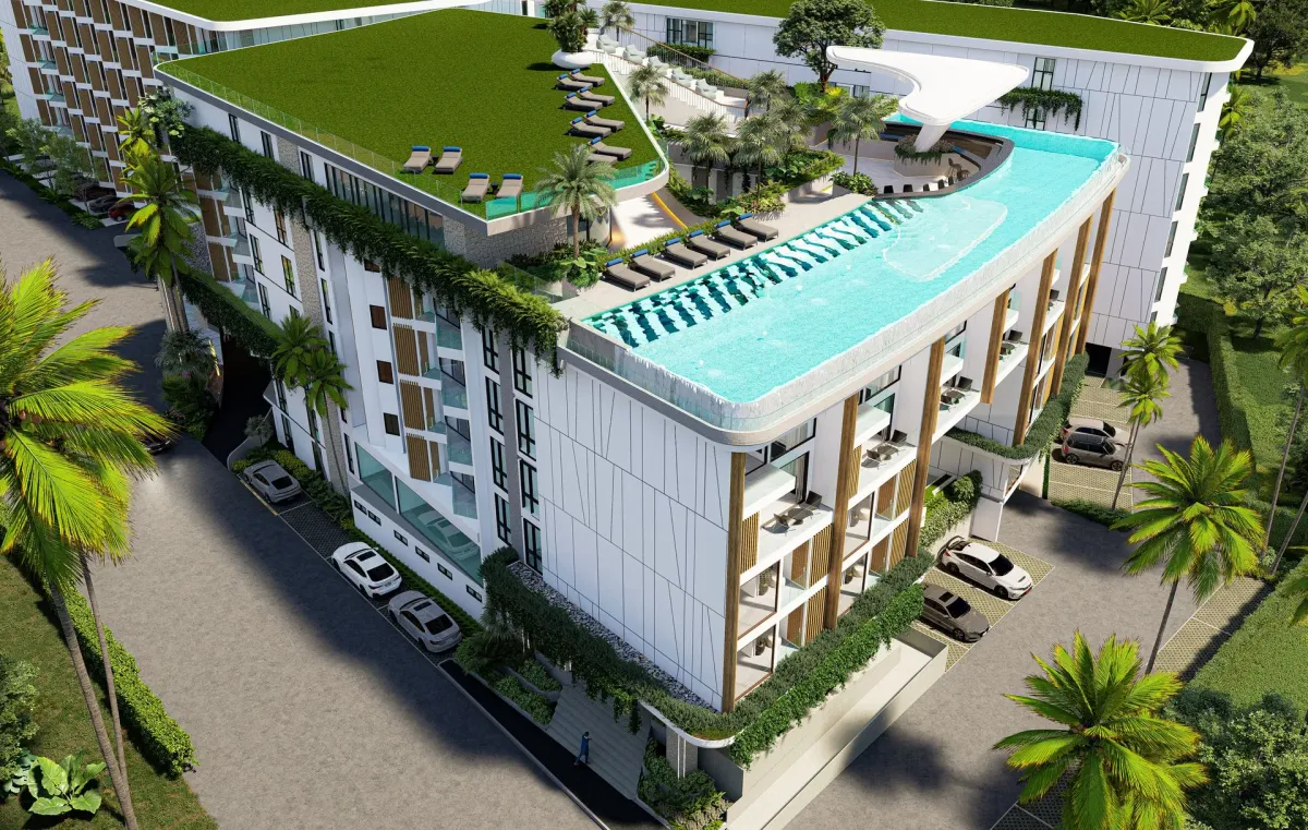 1-bedroom condo, 46 sqm