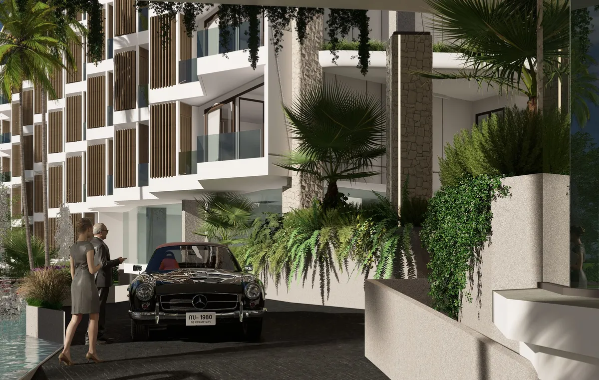 2-bedroom condo, 72 sqm