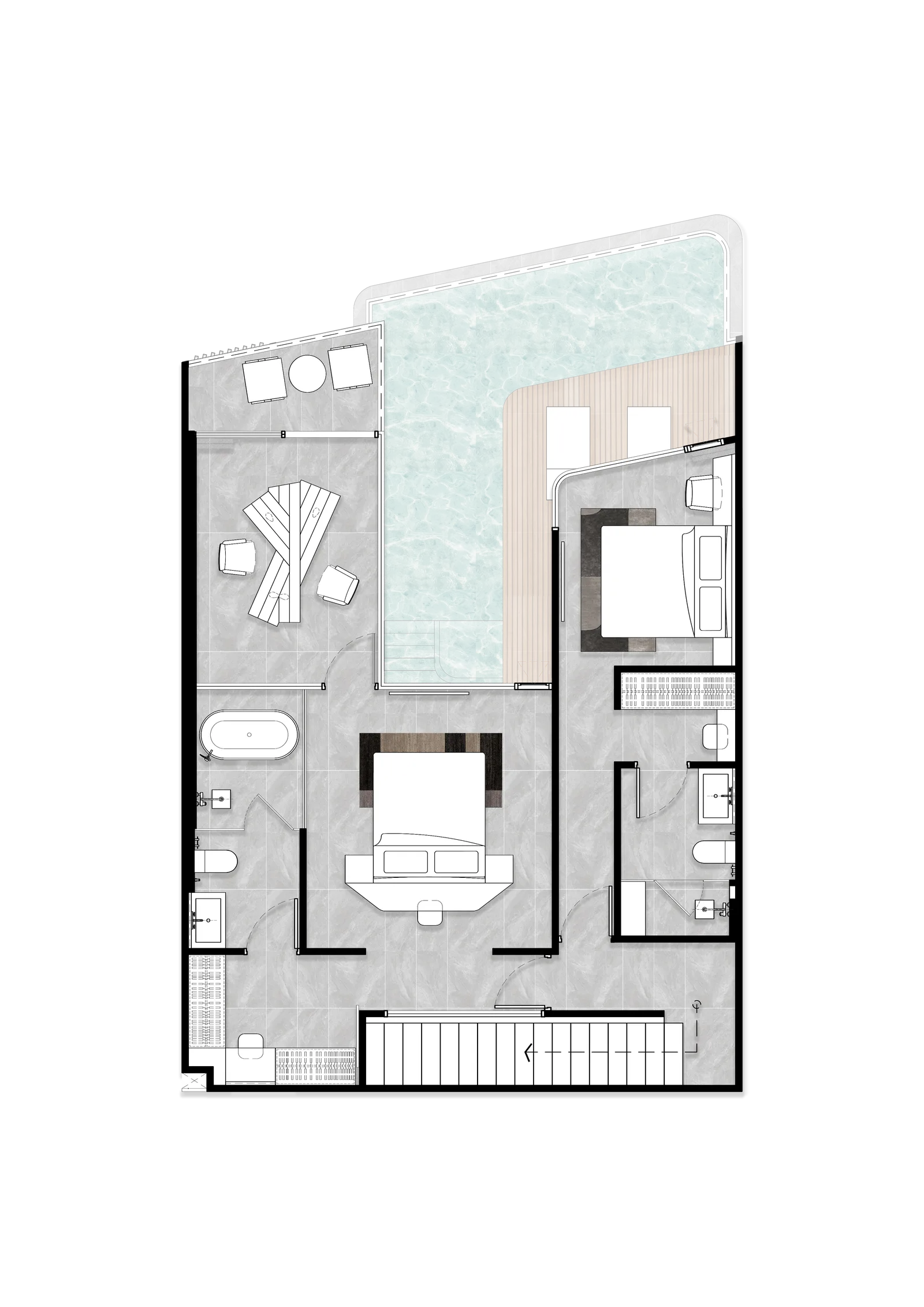 3-bedroom condo, 81 sqm