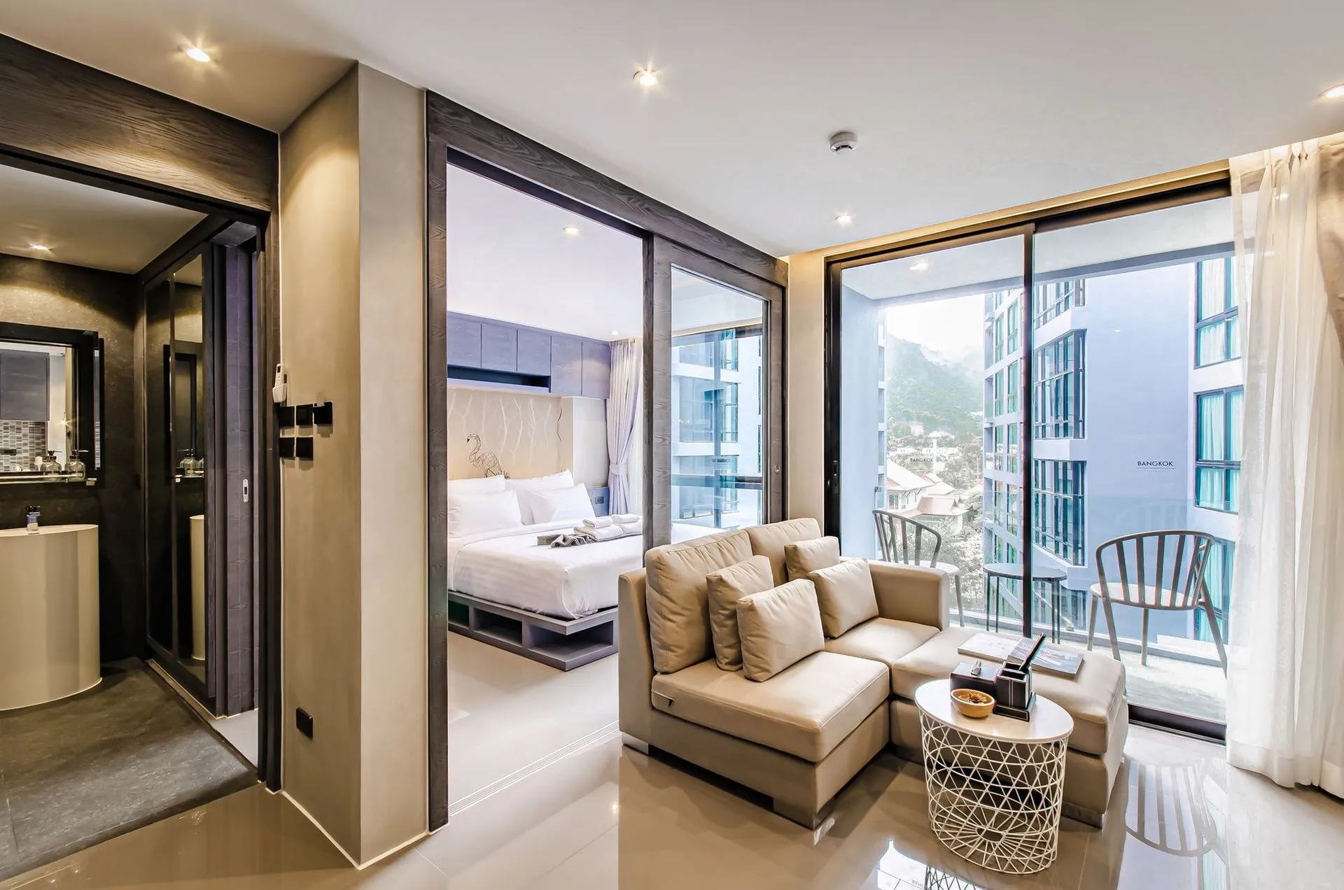 1-bedroom condo, 35 sqm