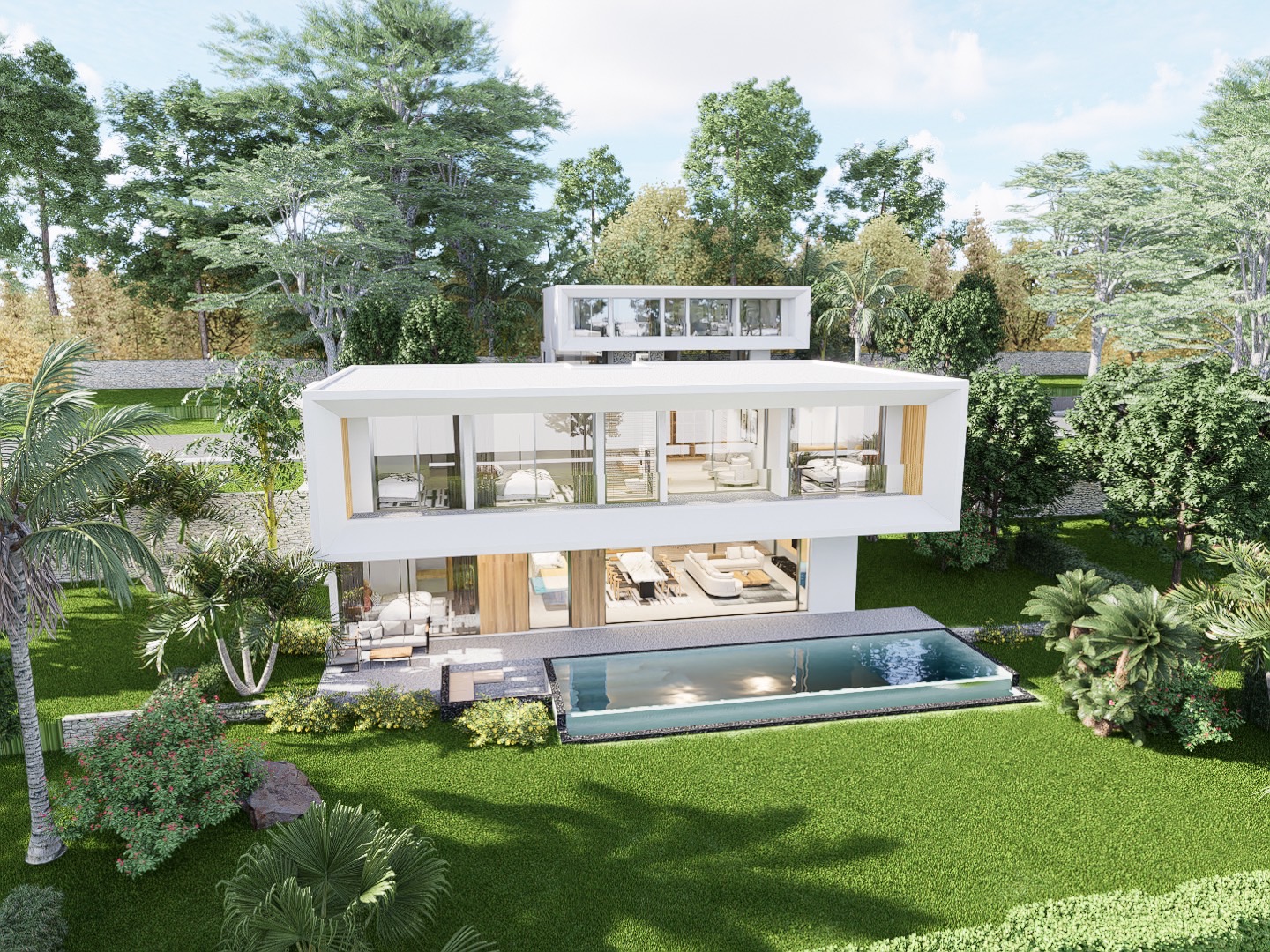 4-bedroom villa, 415 sqm