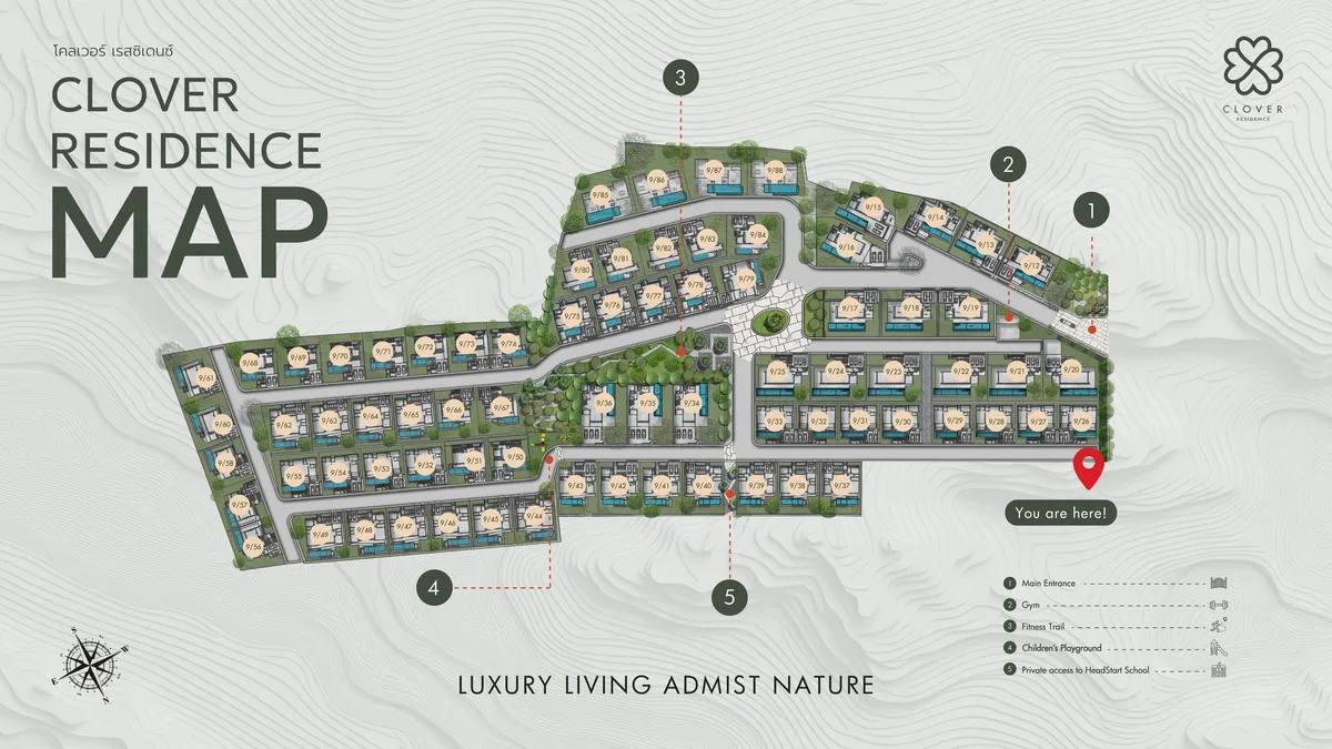 6-bedroom villa, 851 sqm