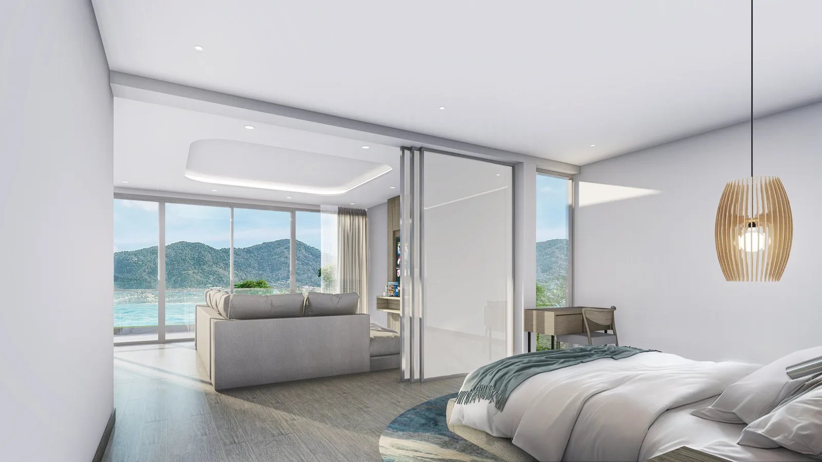 1-bedroom condo, 49 sqm
