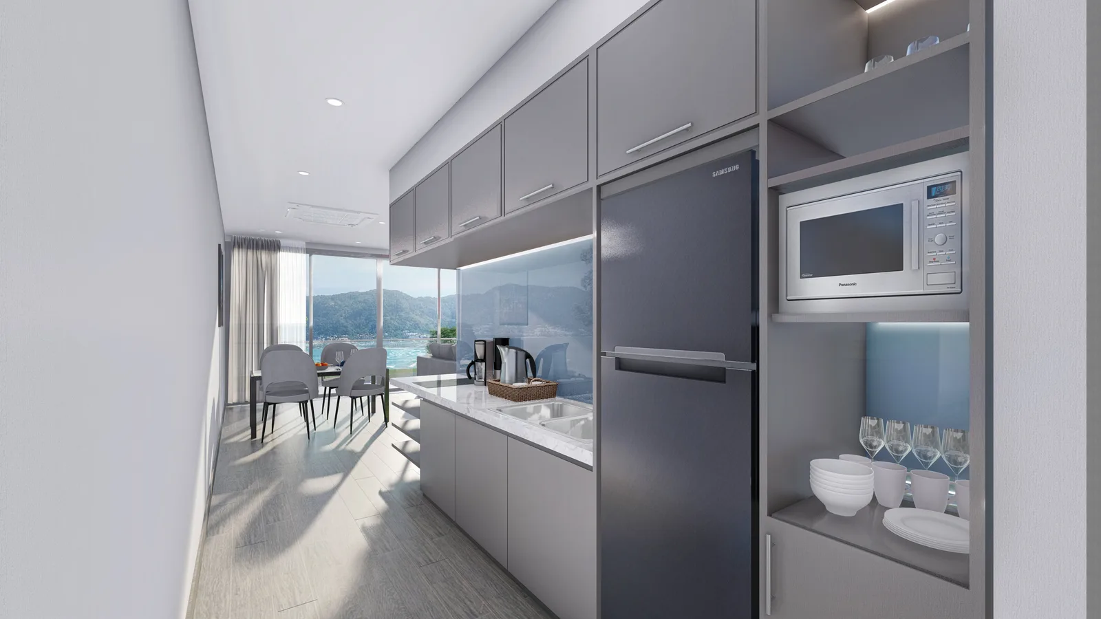 2-bedroom condo, 103 sqm