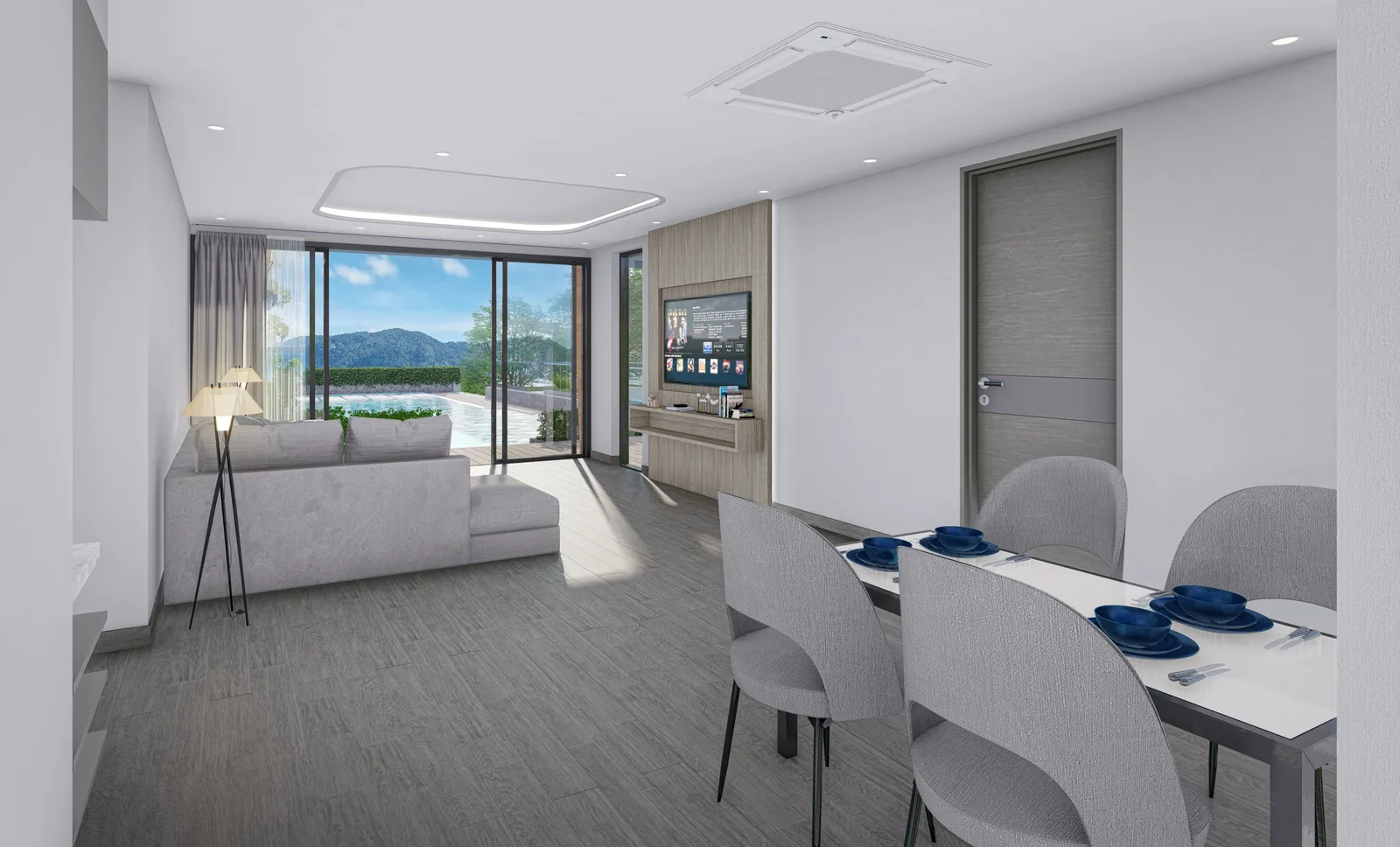 2-bedroom condo, 103 sqm