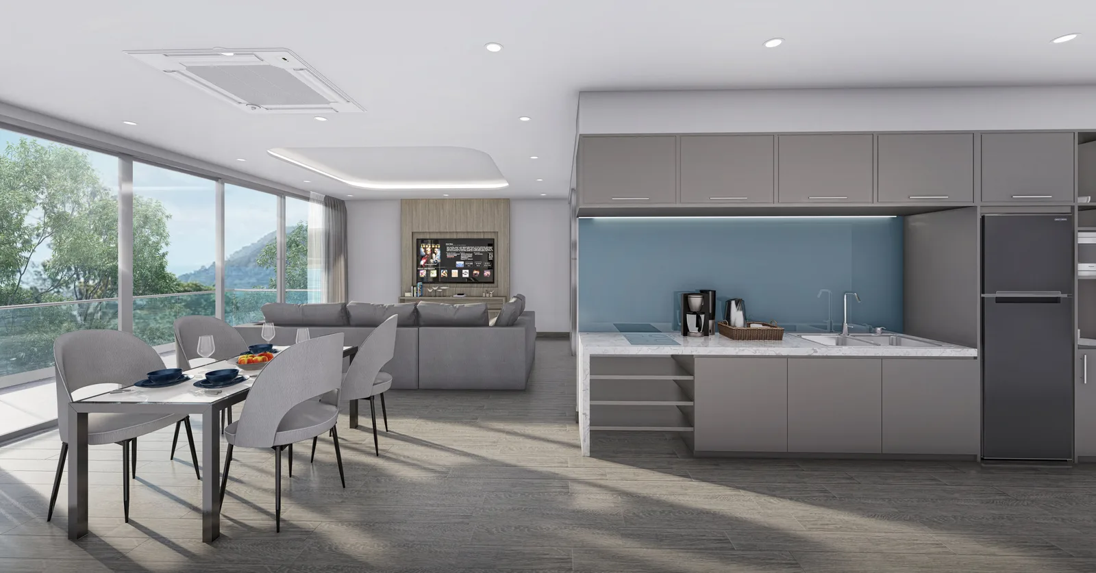 3-bedroom condo, 147 sqm