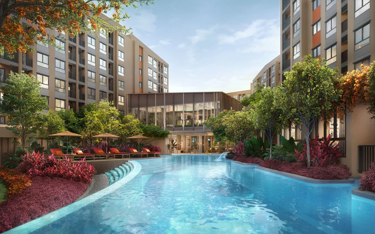 1-bedroom condo, 24 sqm