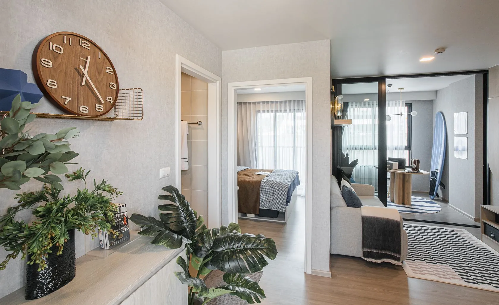 1-bedroom condo, 24 sqm