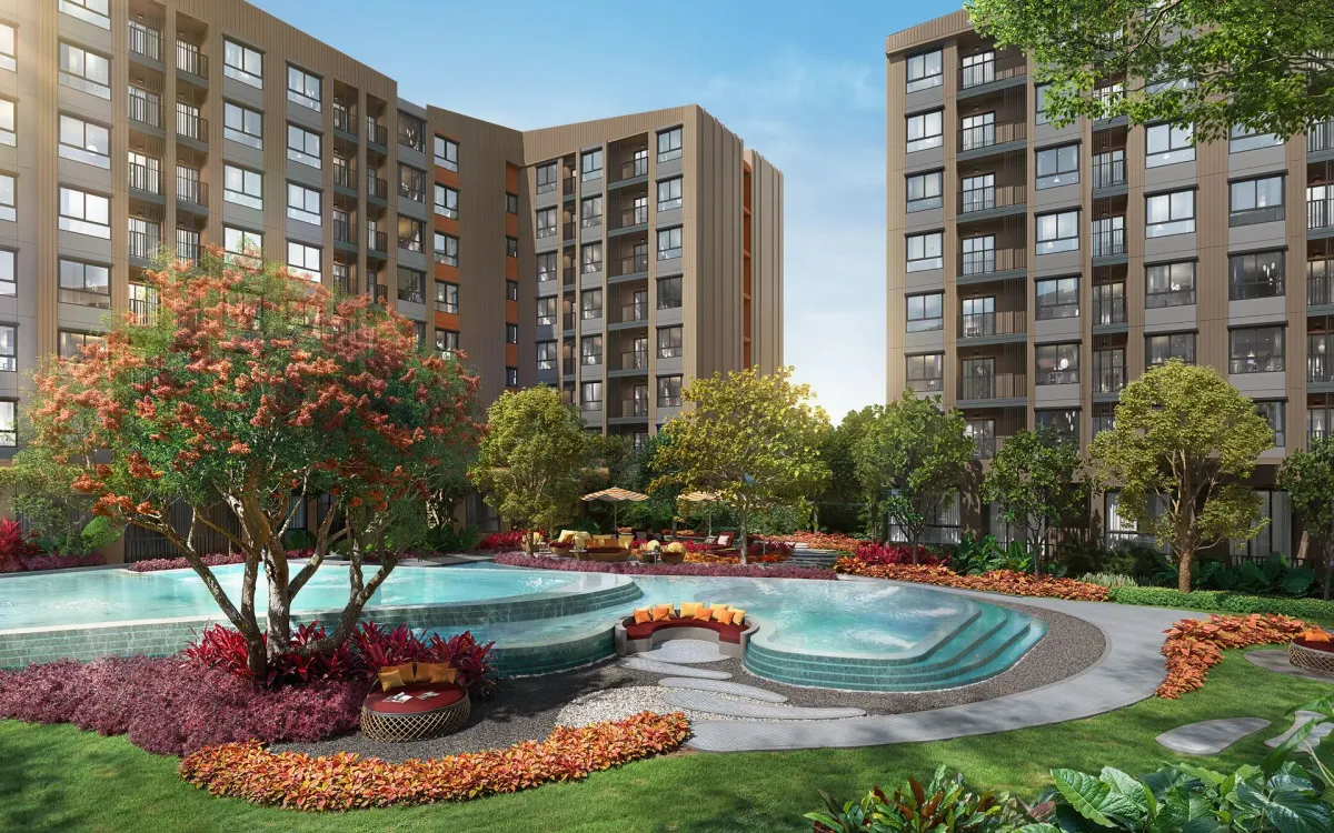 2-bedroom condo, 52 sqm