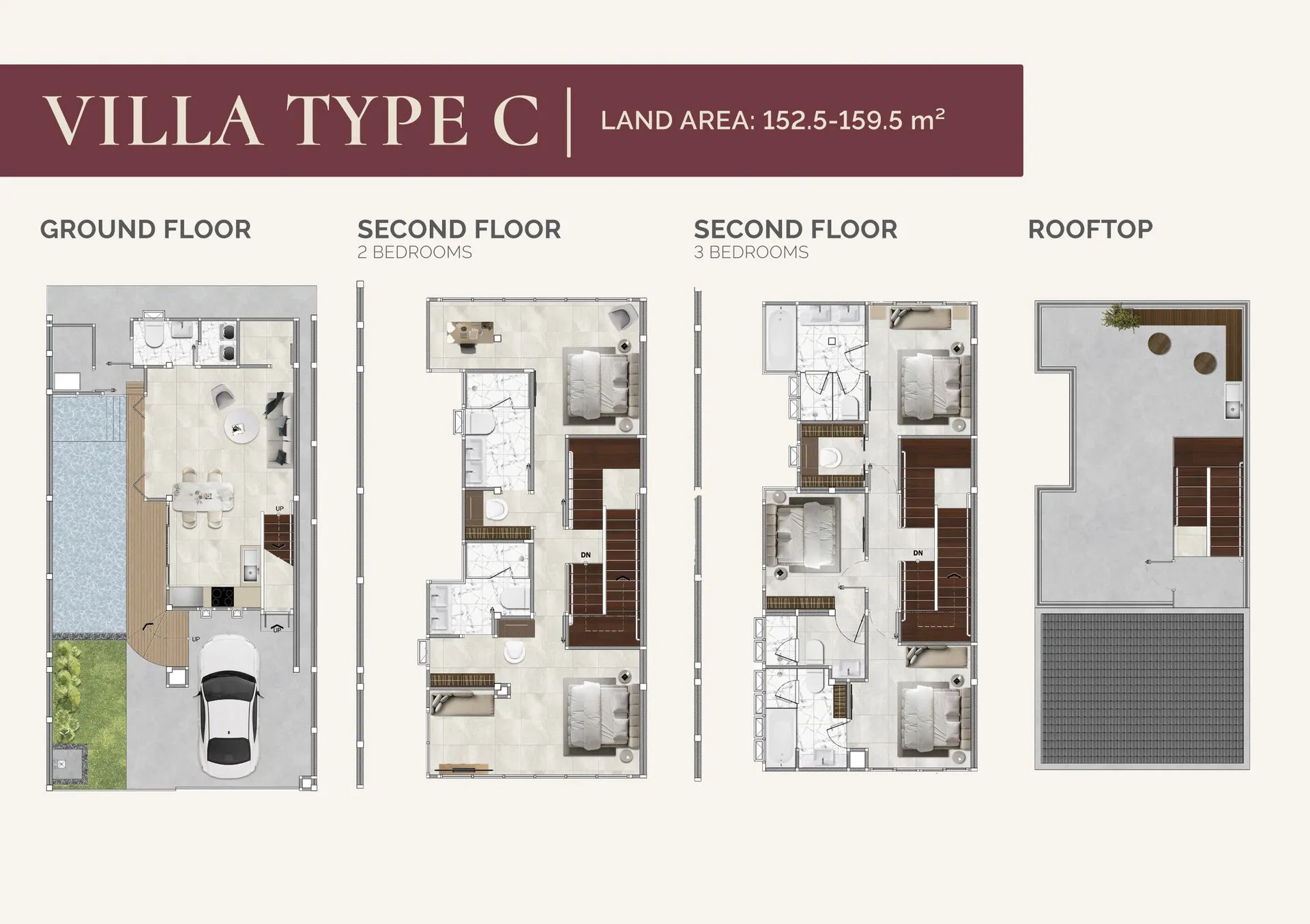 Villa, 225 sqm