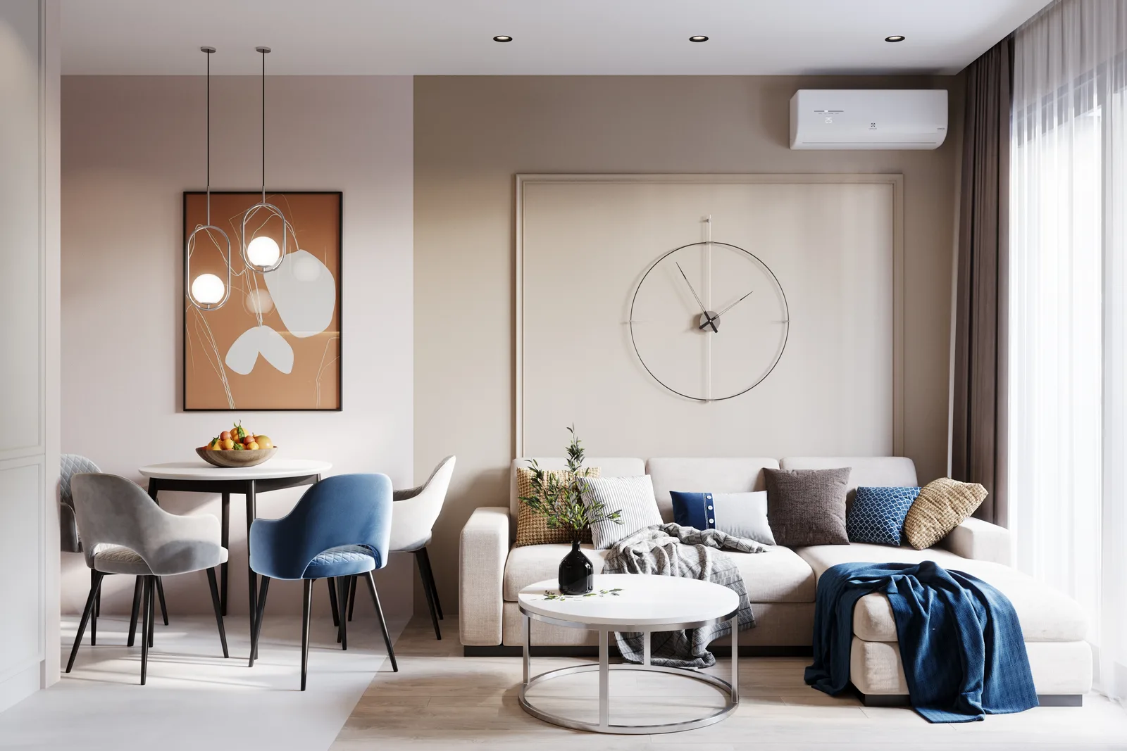 1-bedroom condo, 53 sqm