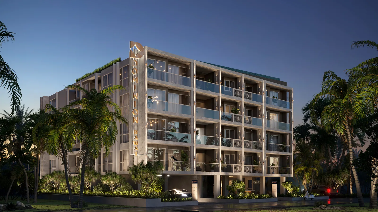 1-bedroom condo, 53 sqm
