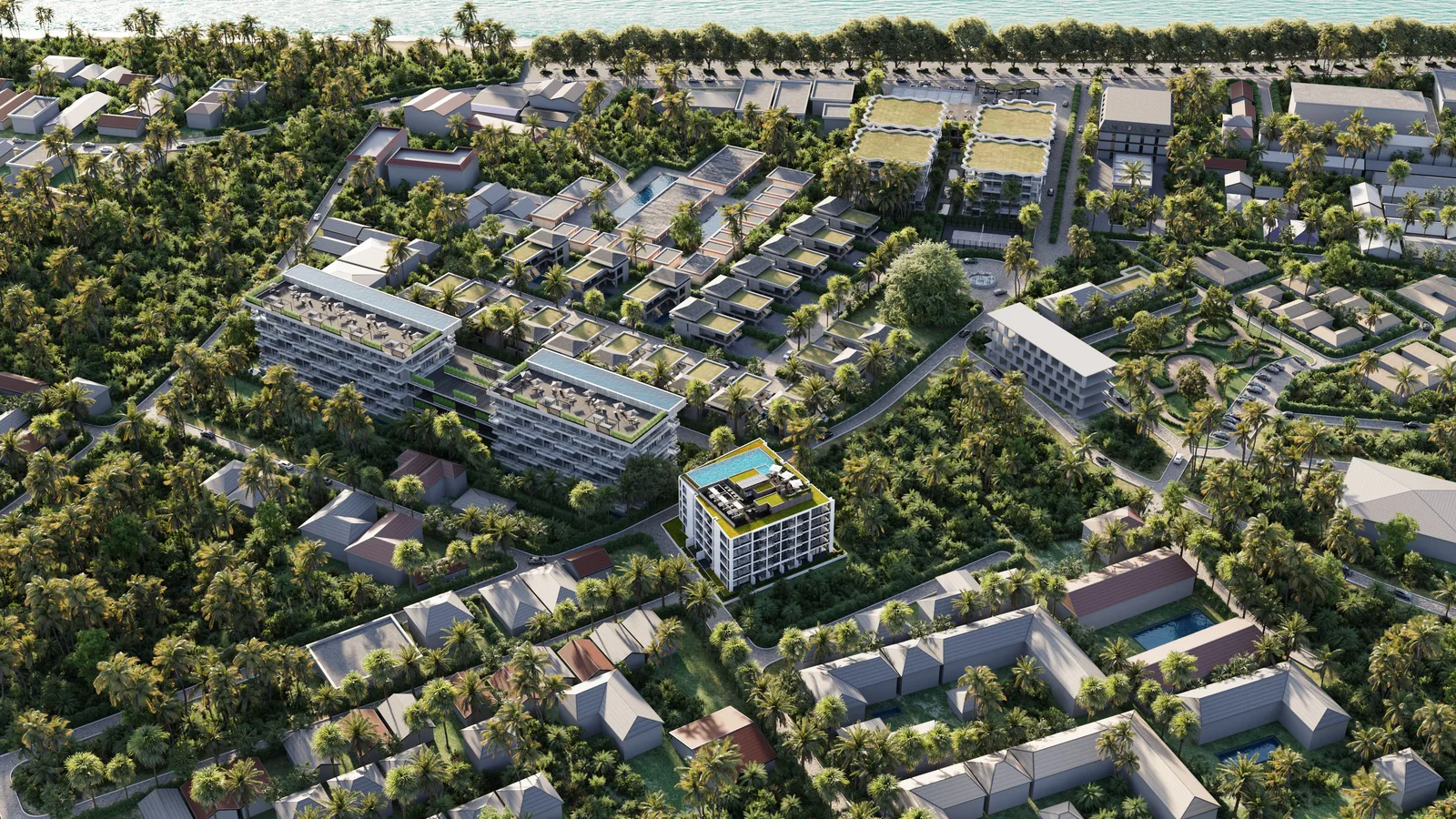1-bedroom condo, 53 sqm