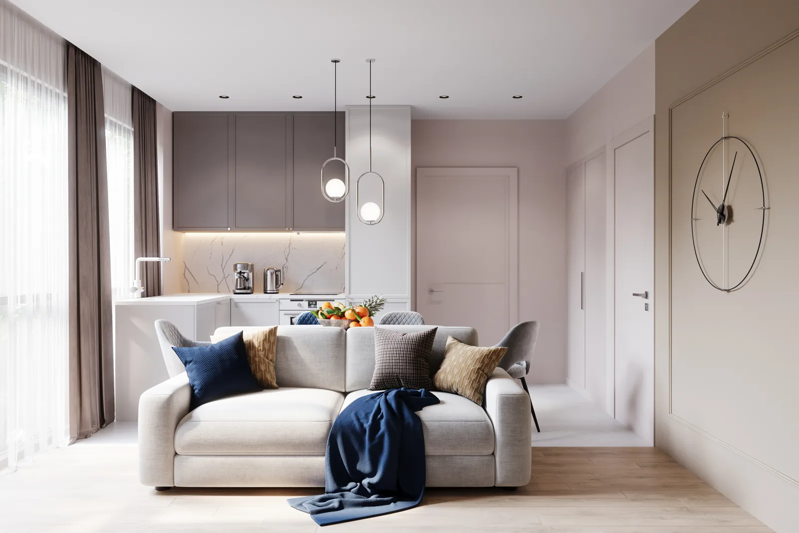 1-bedroom condo, 53 sqm