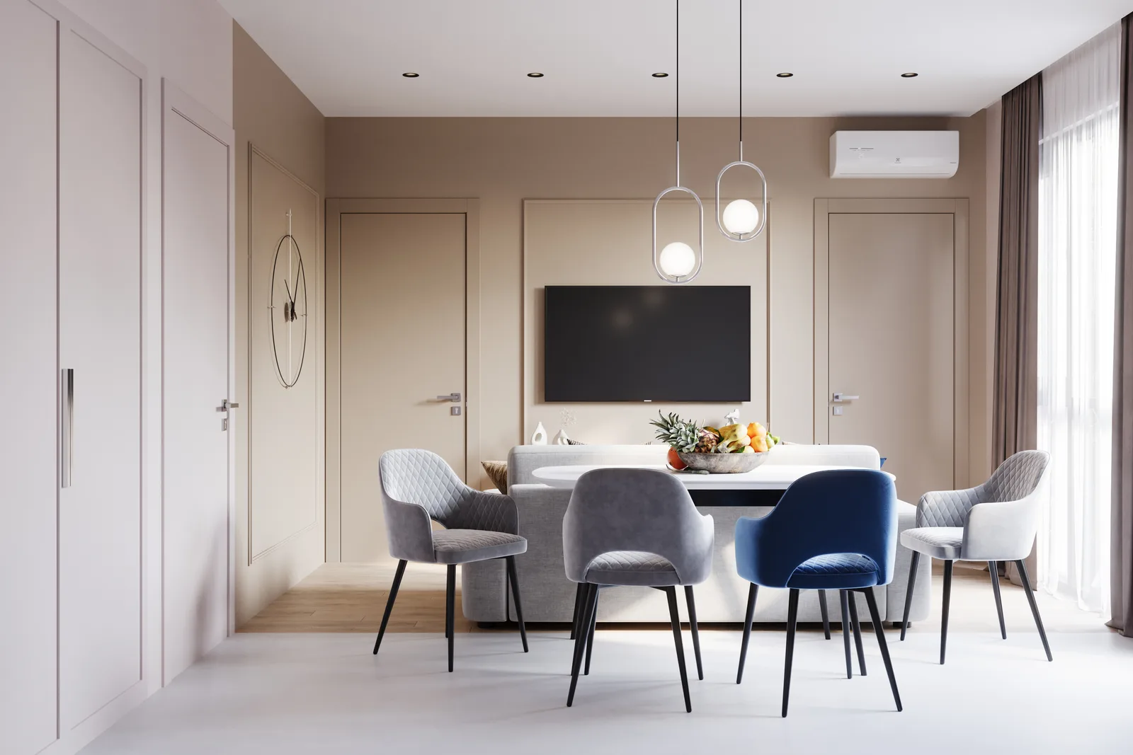 2-bedroom condo, 57 sqm