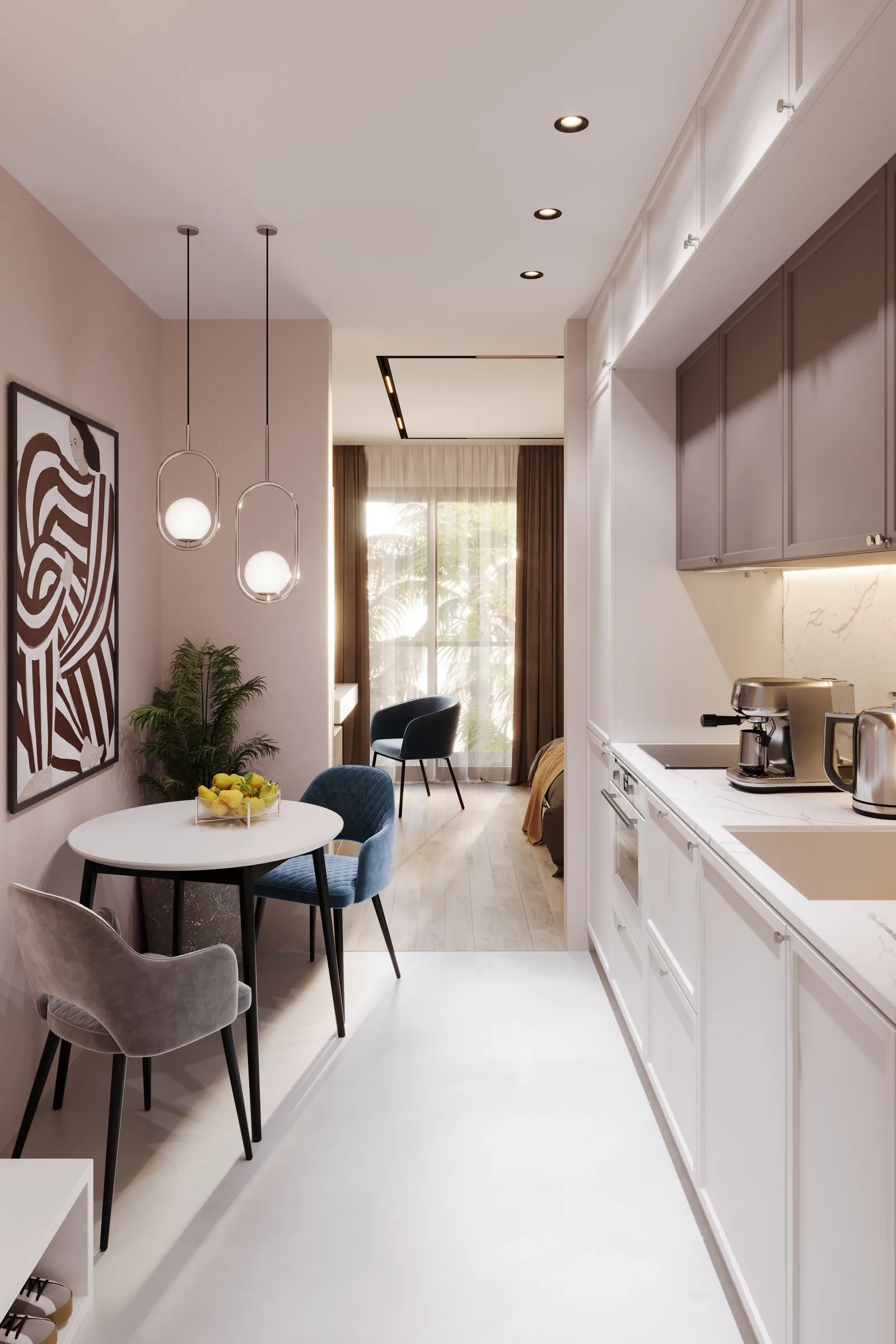 2-bedroom condo, 57 sqm