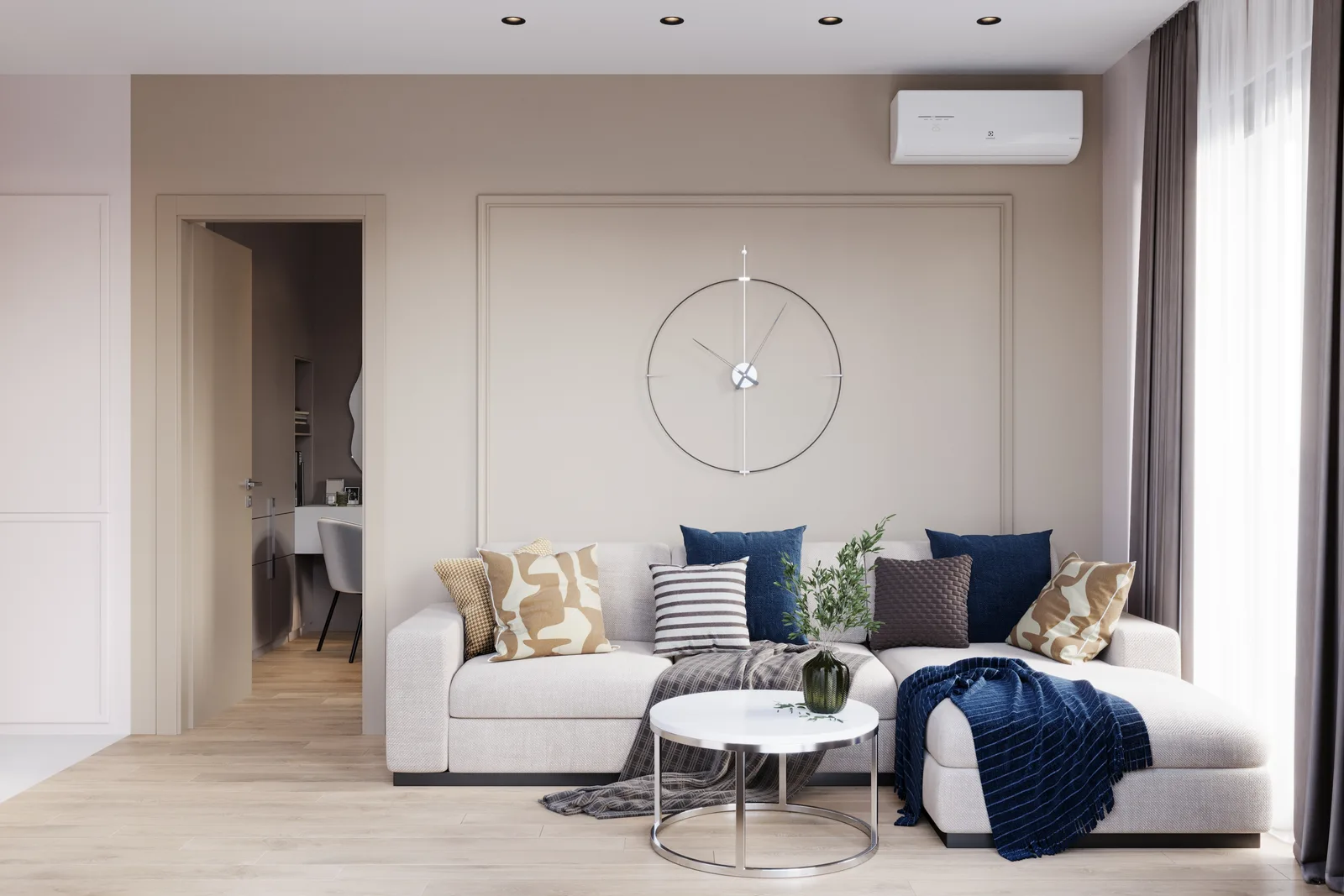 2-bedroom condo, 57 sqm