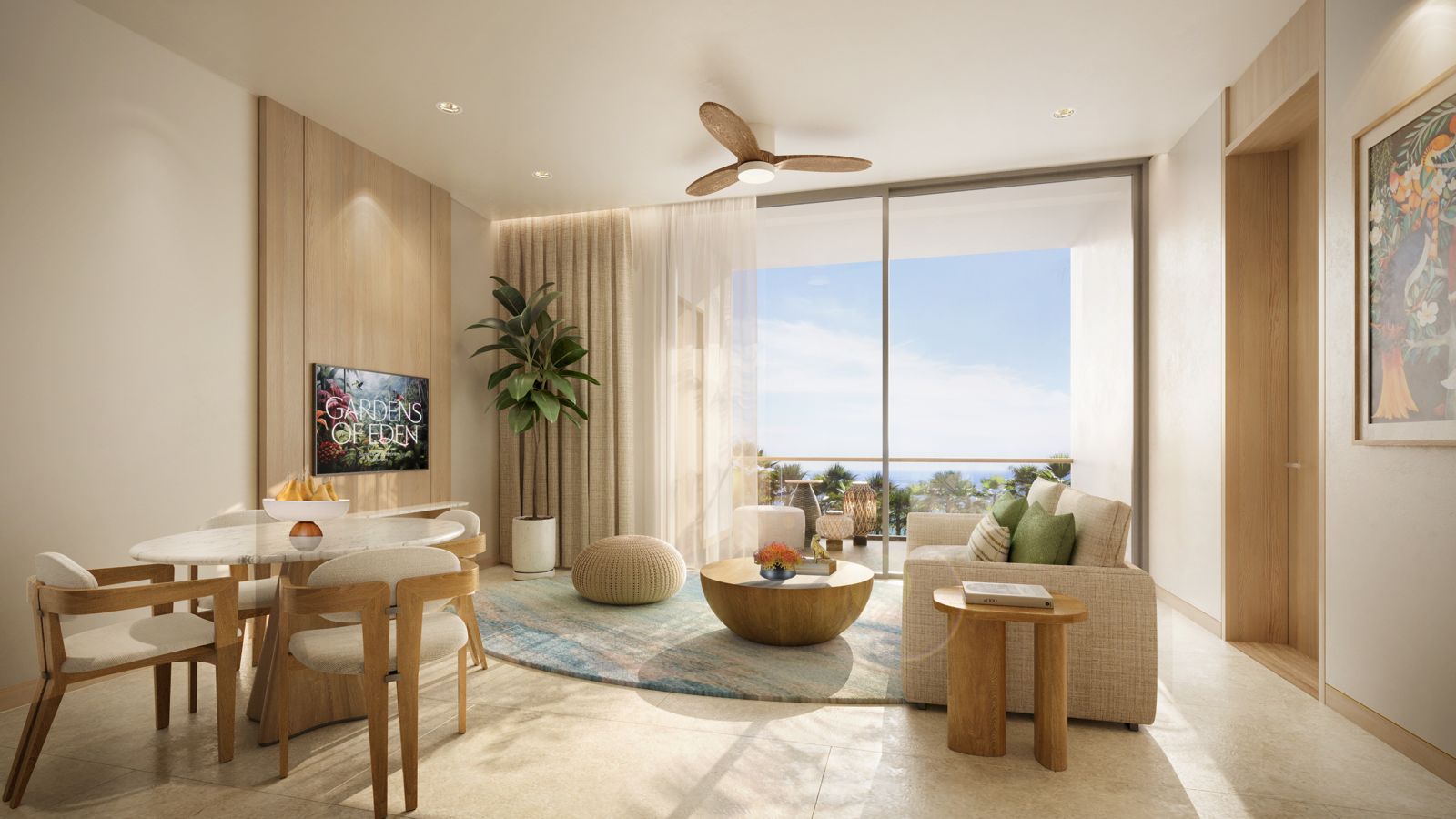 2-bedroom condo, 105 sqm