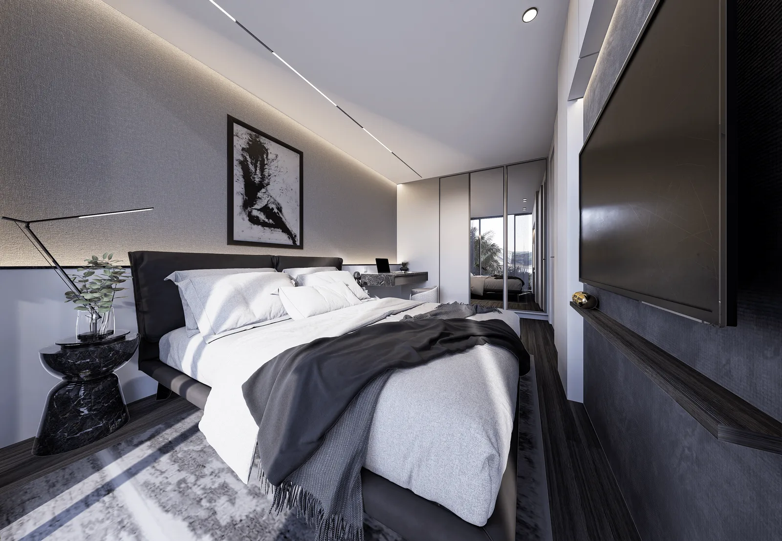 1-bedroom condo, 37 sqm