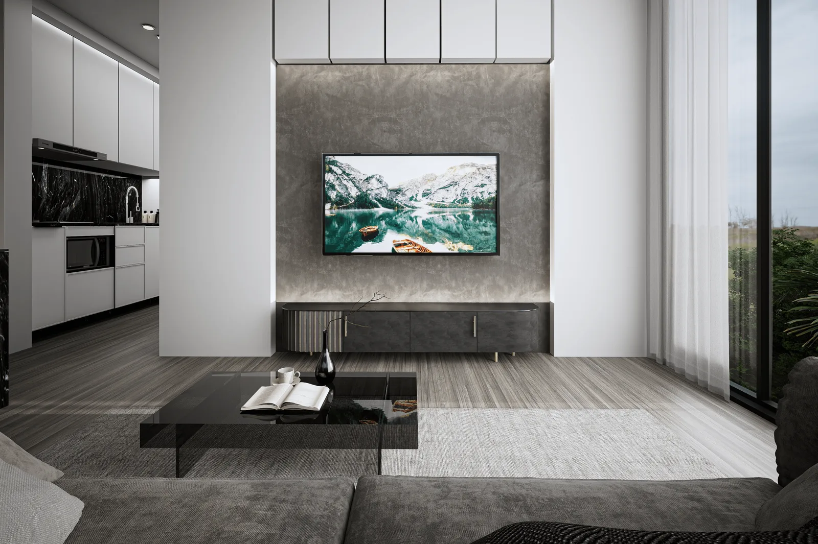 2-bedroom condo, 64 sqm