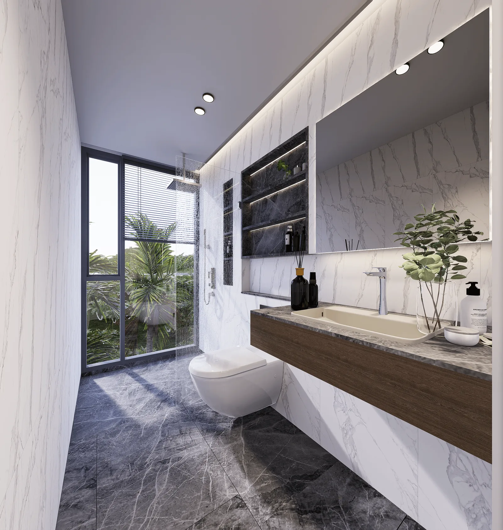 2-bedroom condo, 64 sqm