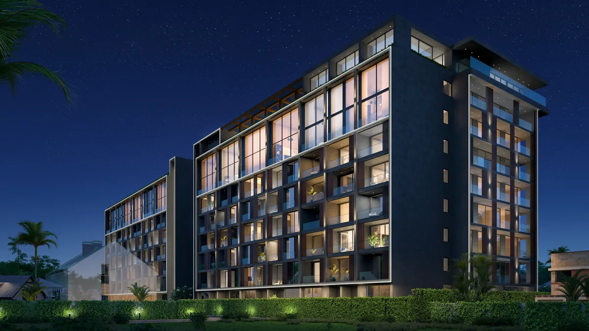 1-bedroom condo, 52 sqm