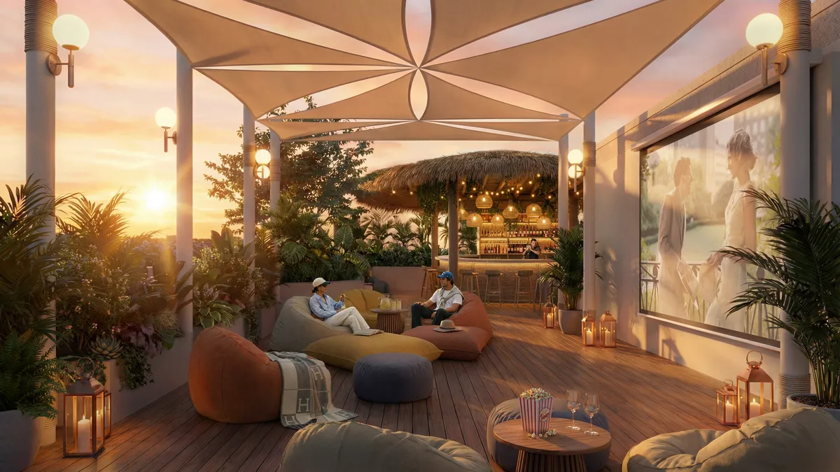 1-bedroom condo, 52 sqm