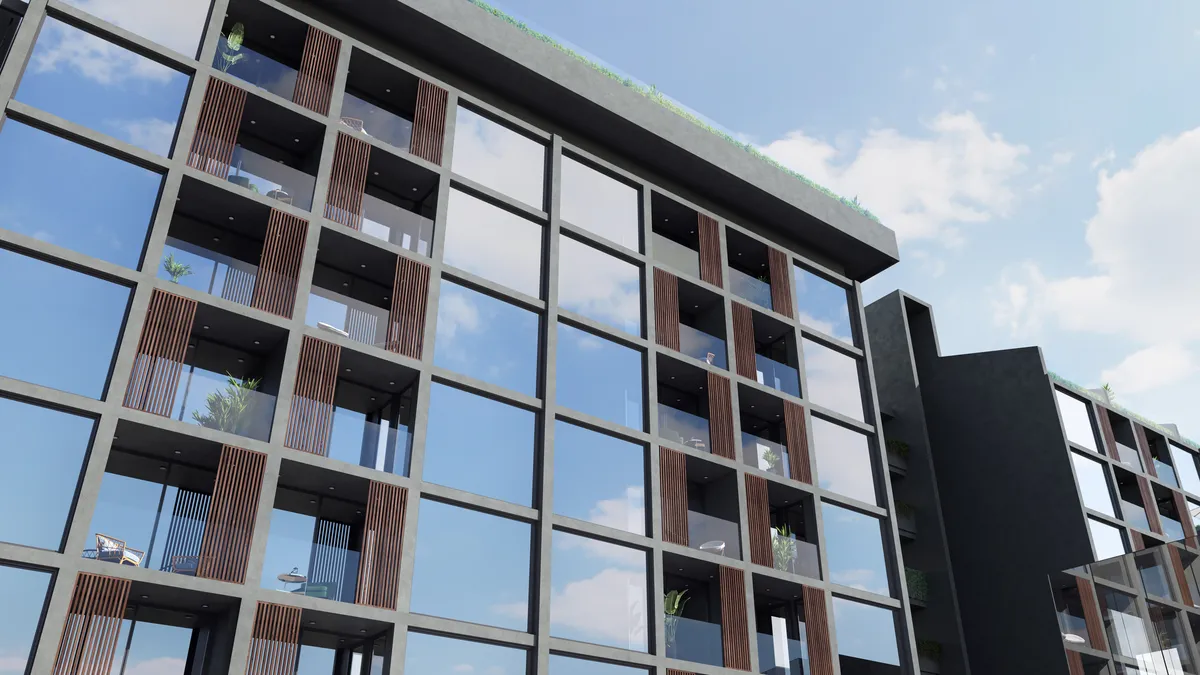 1-bedroom condo, 52 sqm