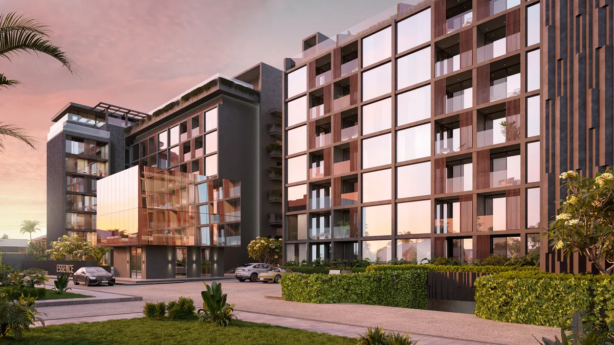 1-bedroom condo, 52 sqm